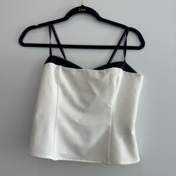 Reformation Melanie top size 4 in Ivory - Picture 4 of 5